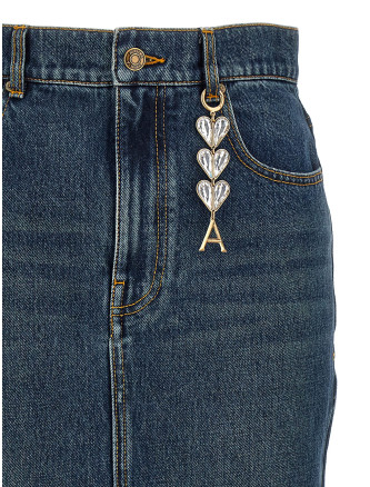 'Zip Slit Midi' skirt #