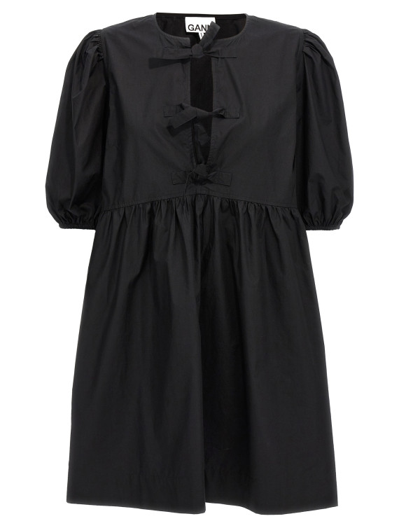 Knot poplin dress #1