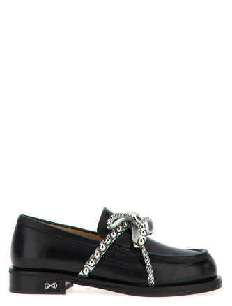 'Crystal Studs' loafers