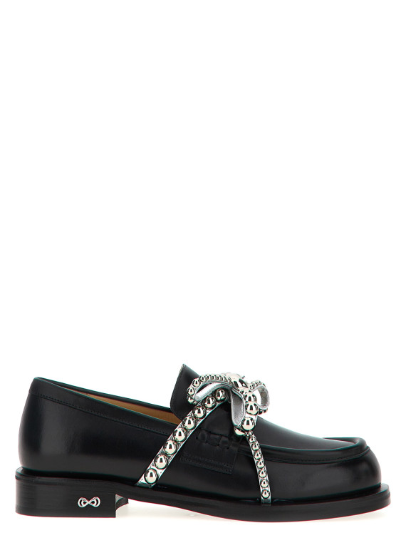 'Crystal Studs' loafers #1