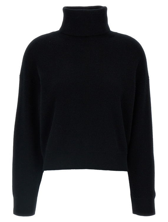 Ribbed turtleneck sweater #1