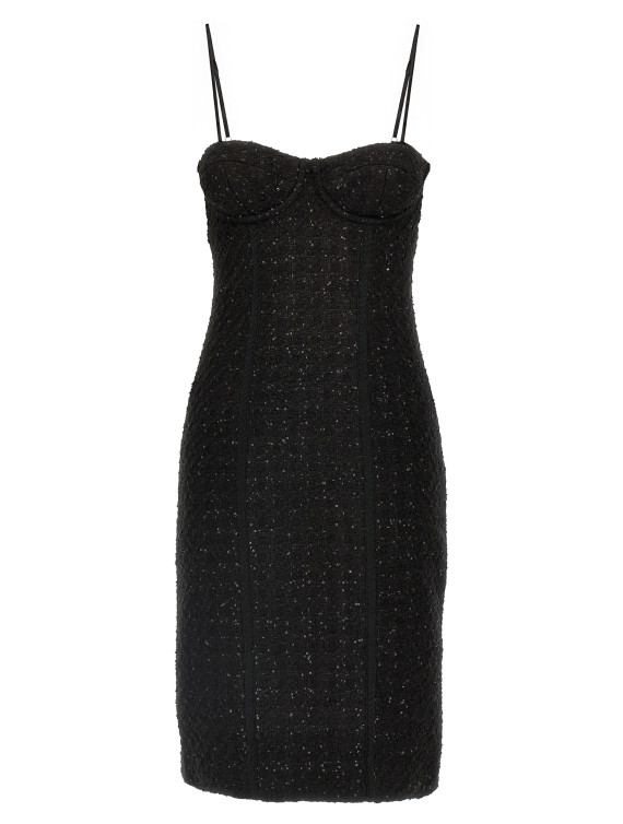 Bouclé midi dress #1