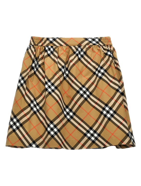 Check cotton skirt #1