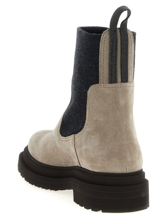 Precious Loop Detail ankle boots #