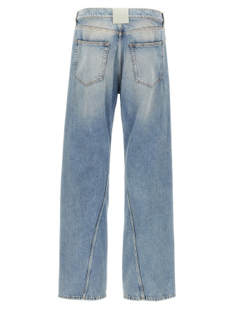 'Twisted Hem' jeans #
