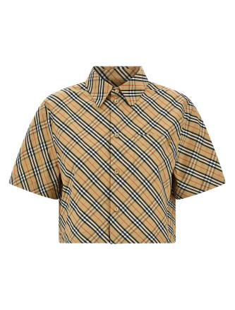 'B Shield' check shirt