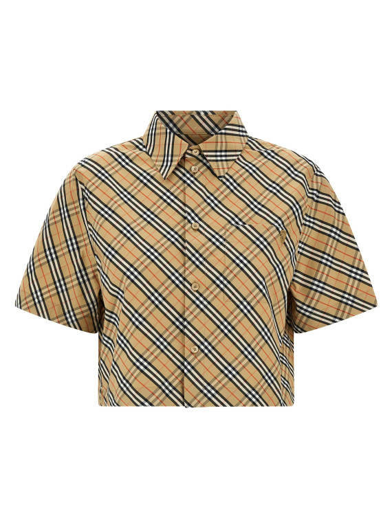 'B Shield' check shirt #1