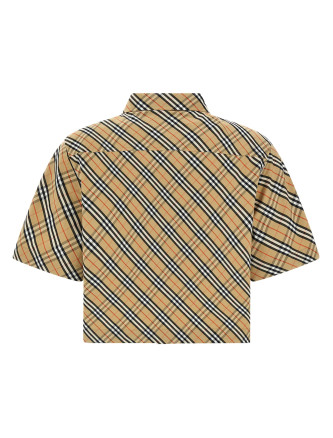 'B Shield' check shirt #