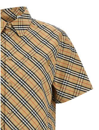 'B Shield' check shirt #