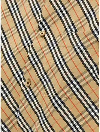 'B Shield' check shirt #