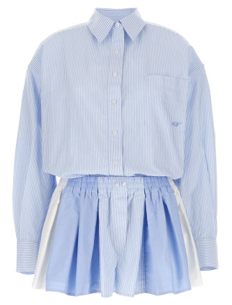 'Prestyled Pleated Boxer Romper' jumpsuit