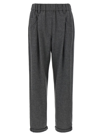 Wool and cashmere pants