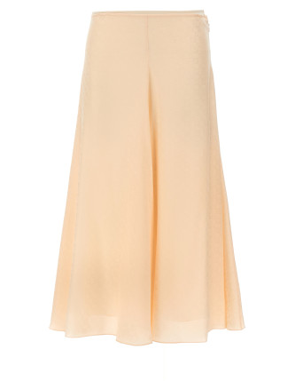 FF silk skirt
