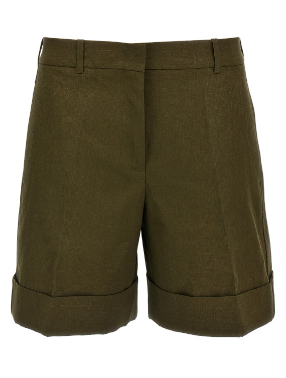 Linen bermuda shorts #1