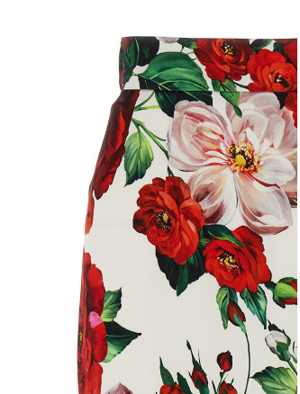 Floral longuette skirt #