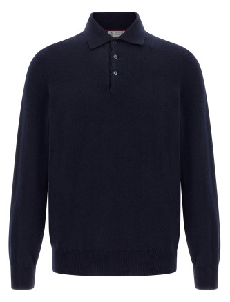 Cashmere polo shirt