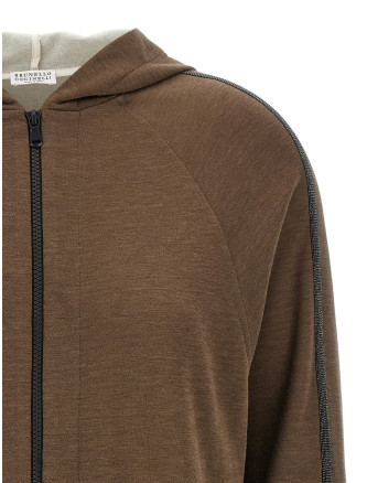 'Shiny Trims' hoodie #