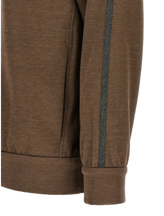 'Shiny Trims' hoodie #