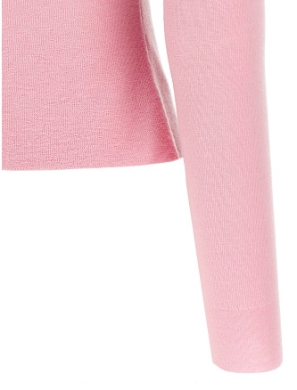 'Pink Merino Wool' cardigan #