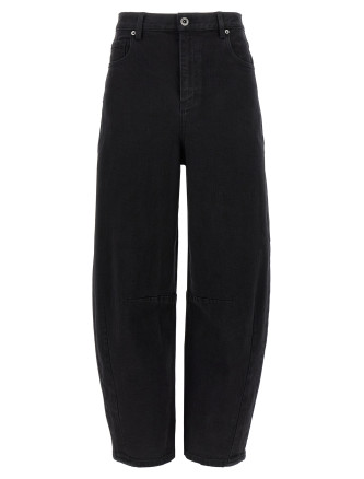 'Black Barrel Leg' jeans