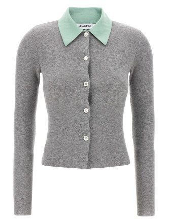 'Grey Merino Wool' cardigan