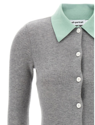 'Grey Merino Wool' cardigan #