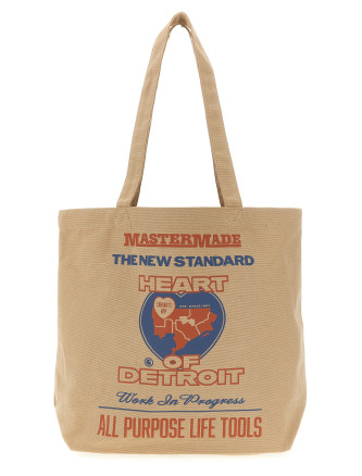 'Canvas Graphic Tote' shopping bag