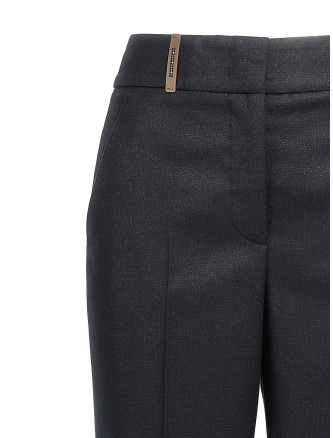 Lurex flannel pants #