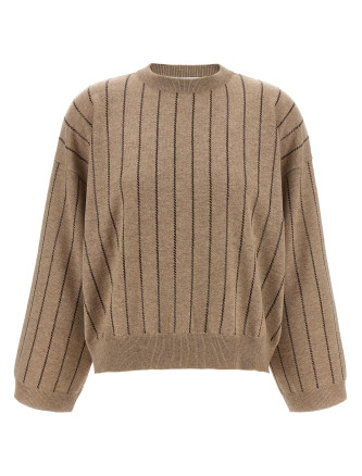 Sequin cashmere sweater