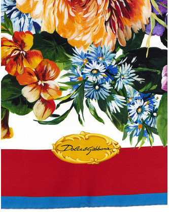 Floral print scarf #