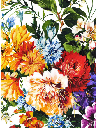 Floral print scarf #