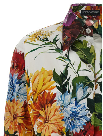 Floral crop shirt #