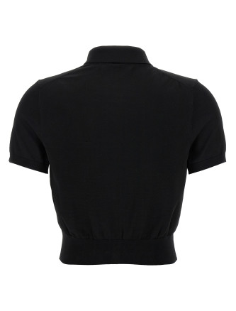 Logo patch polo shirt #