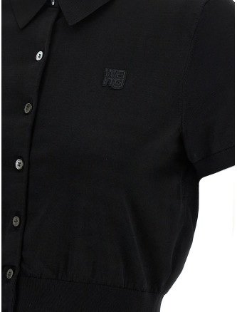 Logo patch polo shirt #