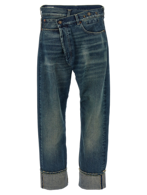 'Cuffed Crossover' jeans #1