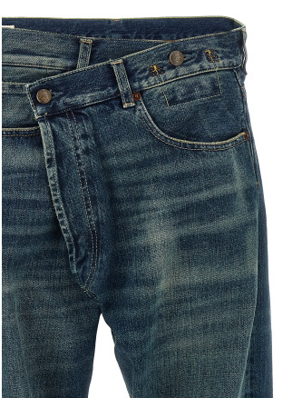 'Cuffed Crossover' jeans #