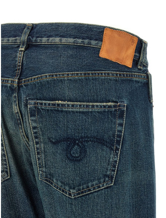 'Cuffed Crossover' jeans #