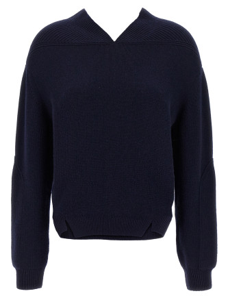 'V-neck Yoke detail' sweater
