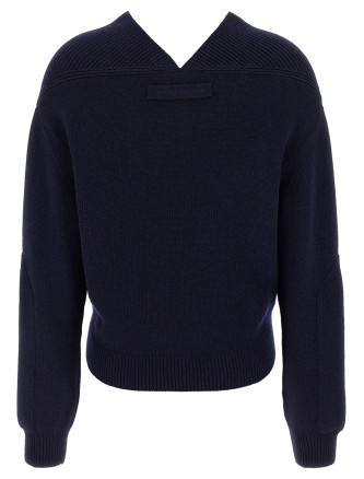 'V-neck Yoke detail' sweater #