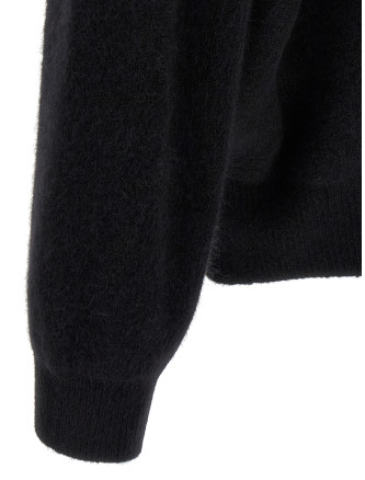 Hooded wool cardigan #