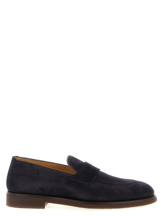 Suede loafers