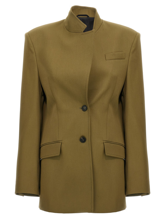 Maxi shoulder strap blazer #1