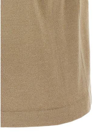 Lamé cashmere t-shirt #