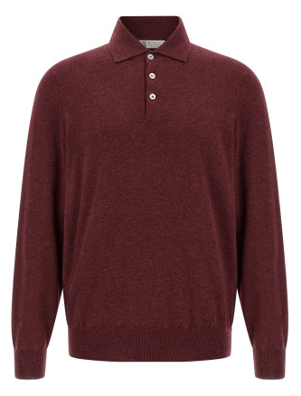 Cashmere polo shirt