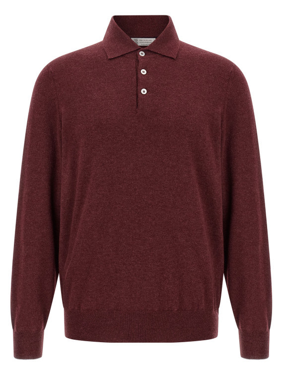 Cashmere polo shirt #1