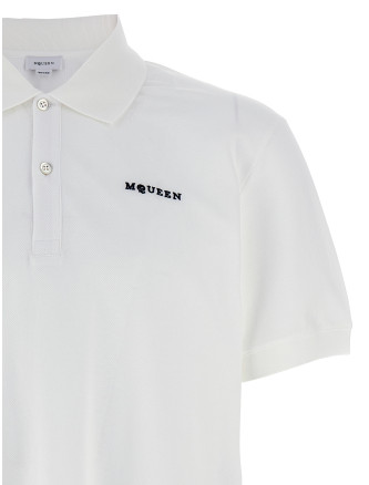 Logo embroidery polo shirt #