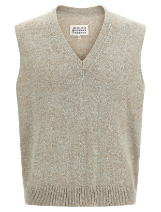 Bouclé knit vest