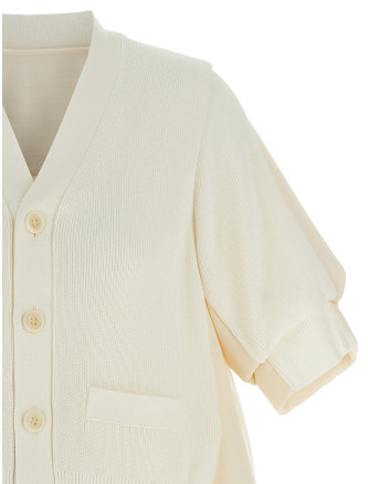 'Suiting Mix Knit' cardigan #