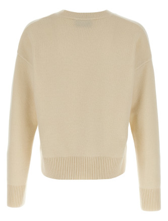 Puff logo patch sweater #