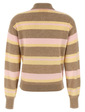 'Collegiate Stripe' polo shirt #